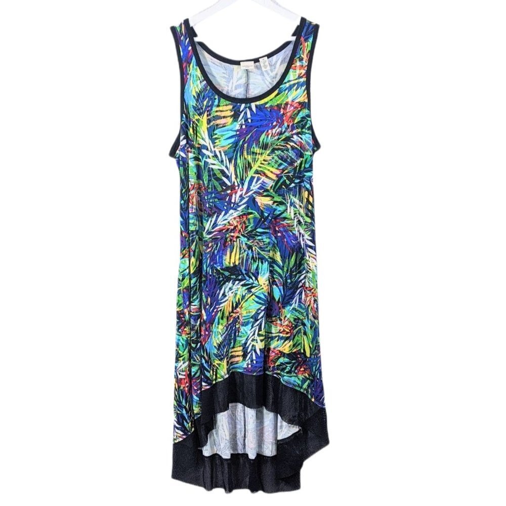 Westbound Woman Hi-Low Tropical Sundress